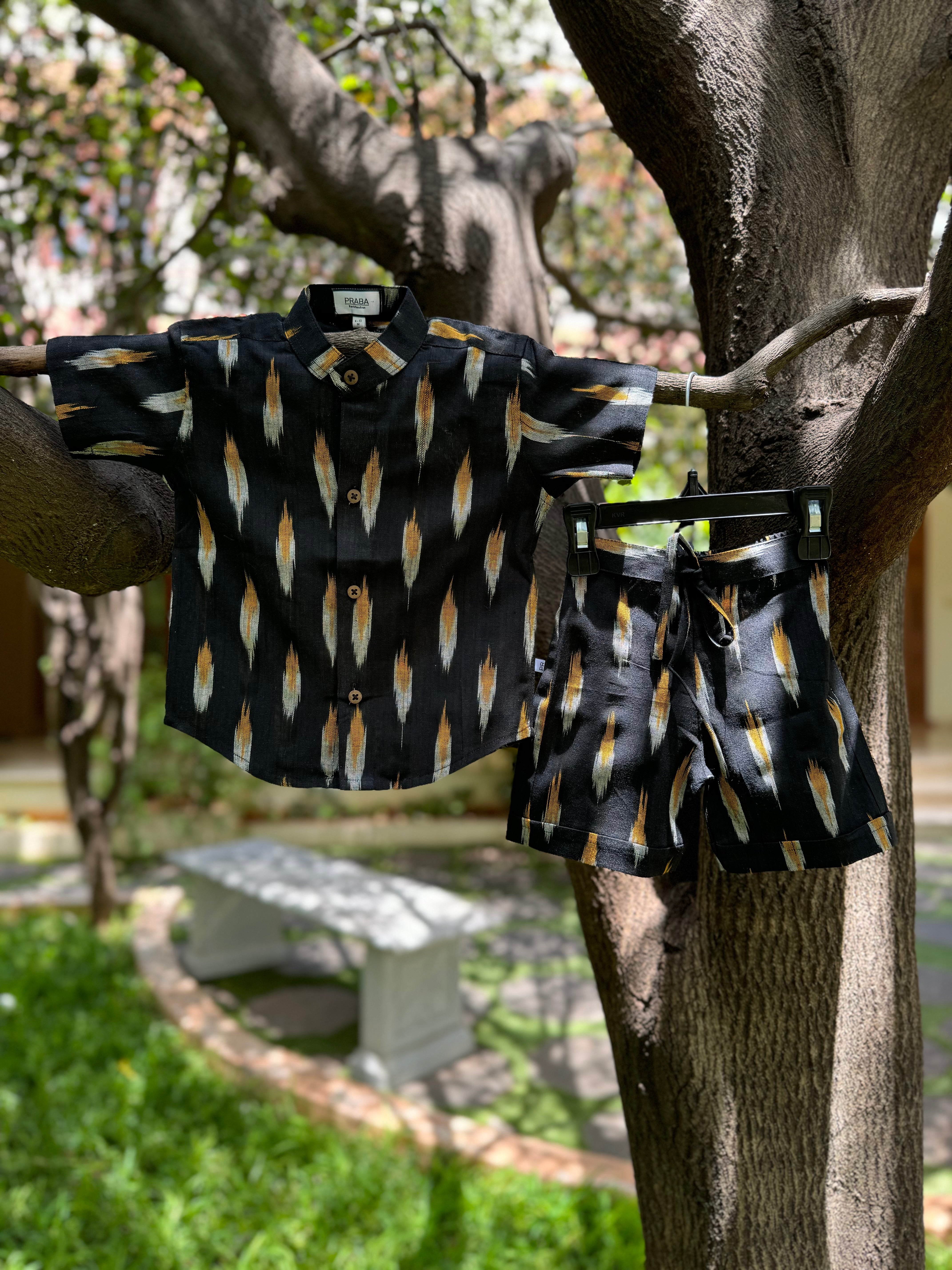 Classic Collection Ikkat Yellow print