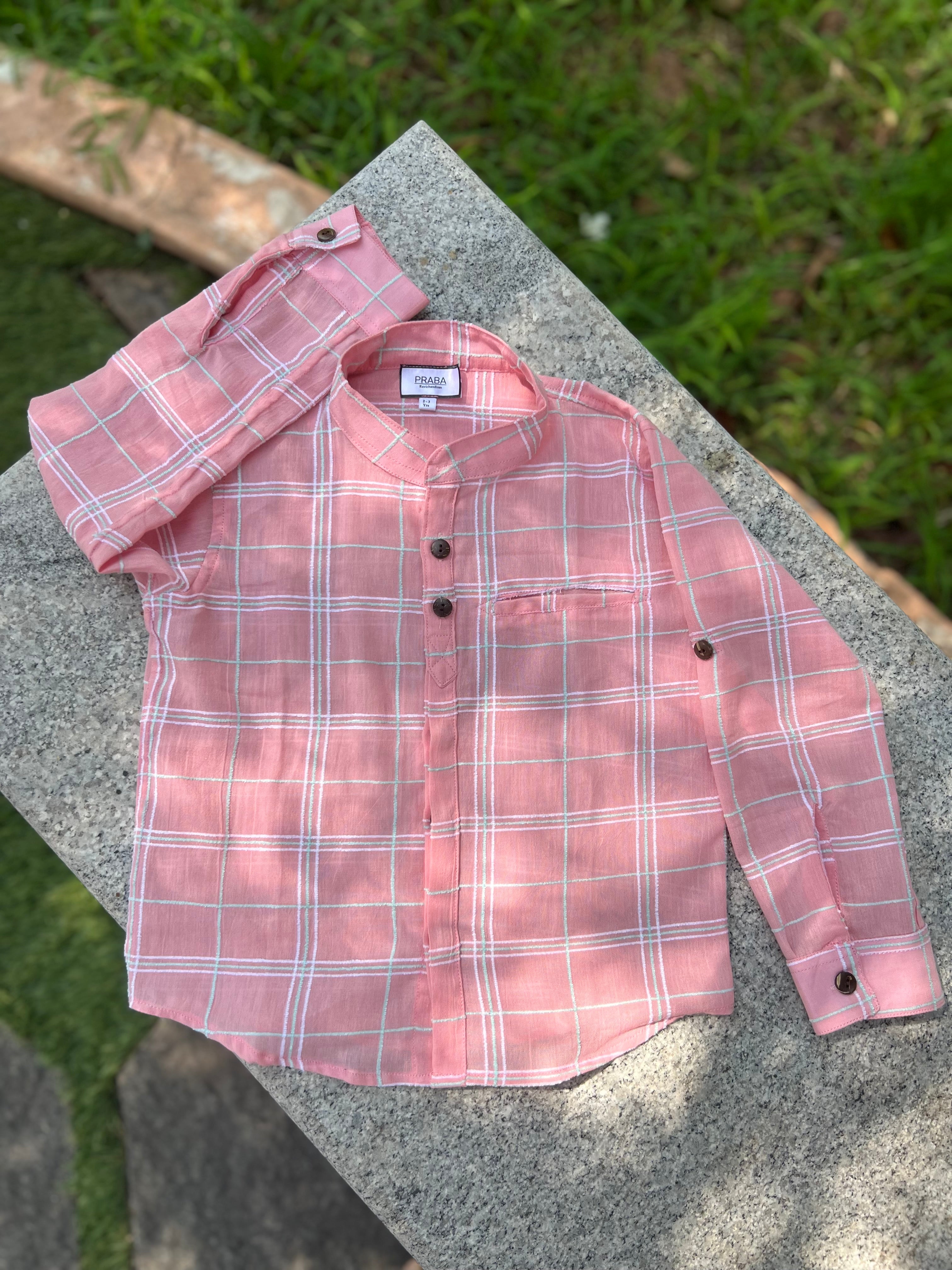 Pink Pure Cotton Regular fit