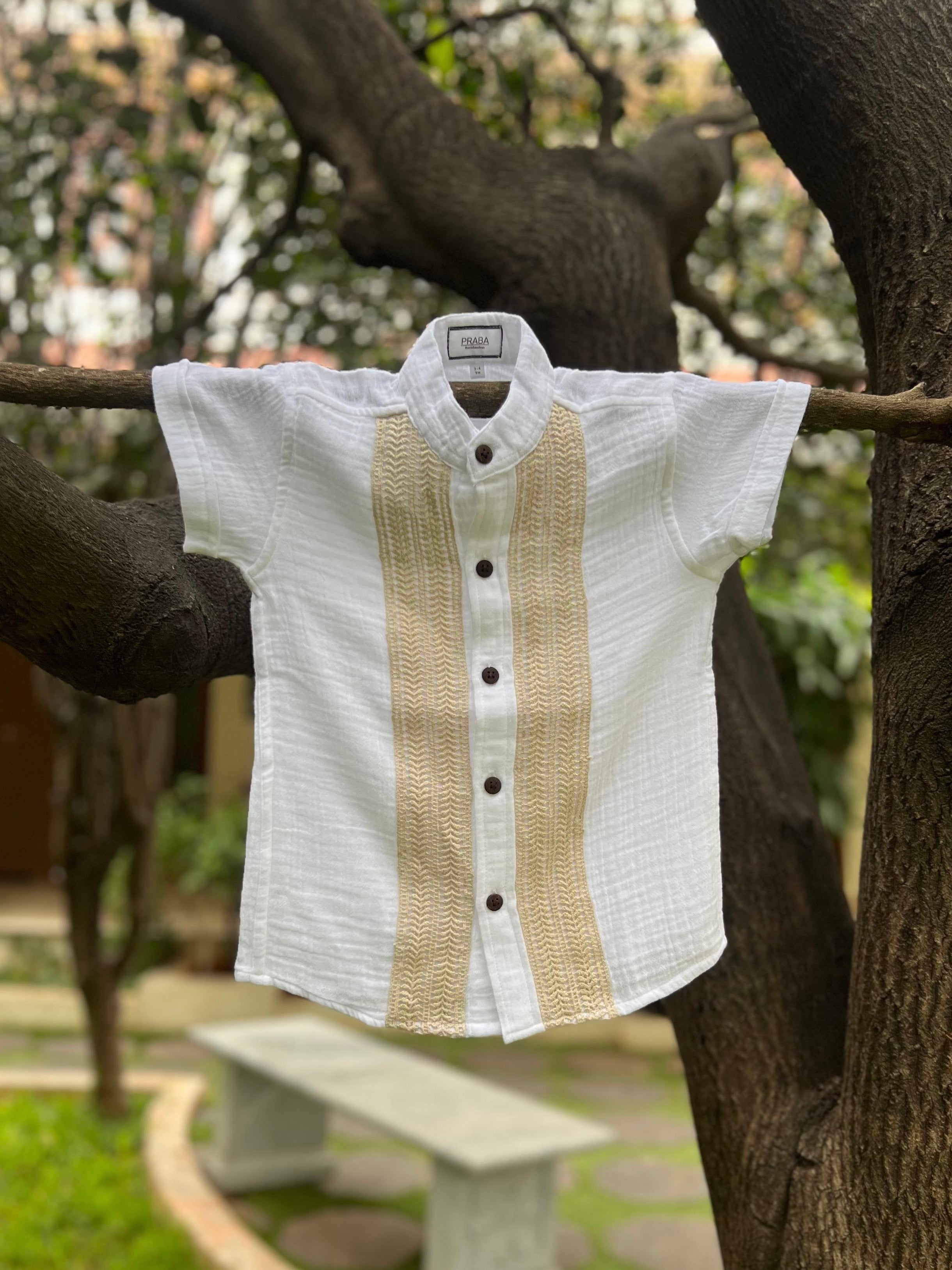 PR’s Signature Style, White Shirt with Lace