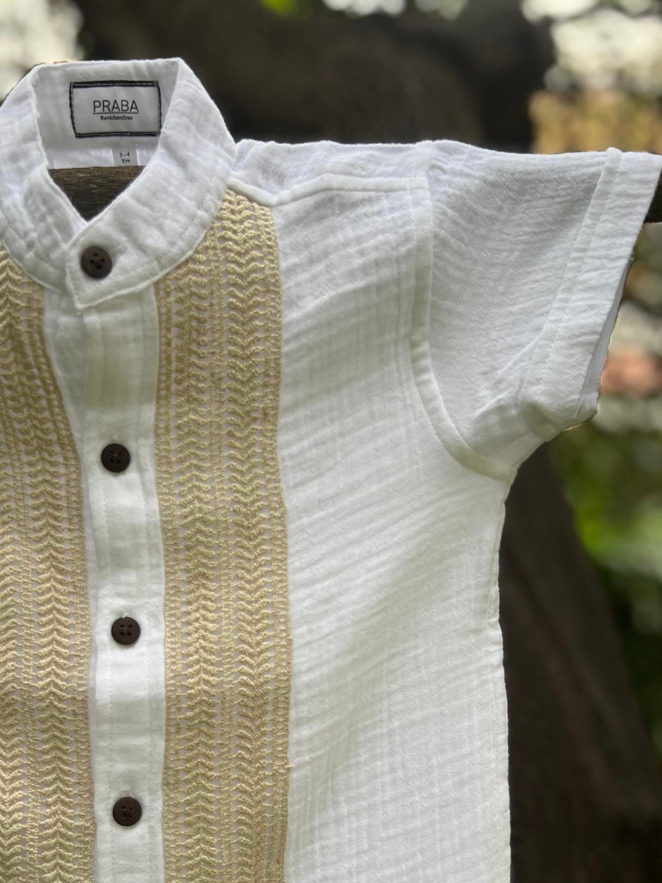 PR’s Signature Style, White Shirt with Lace