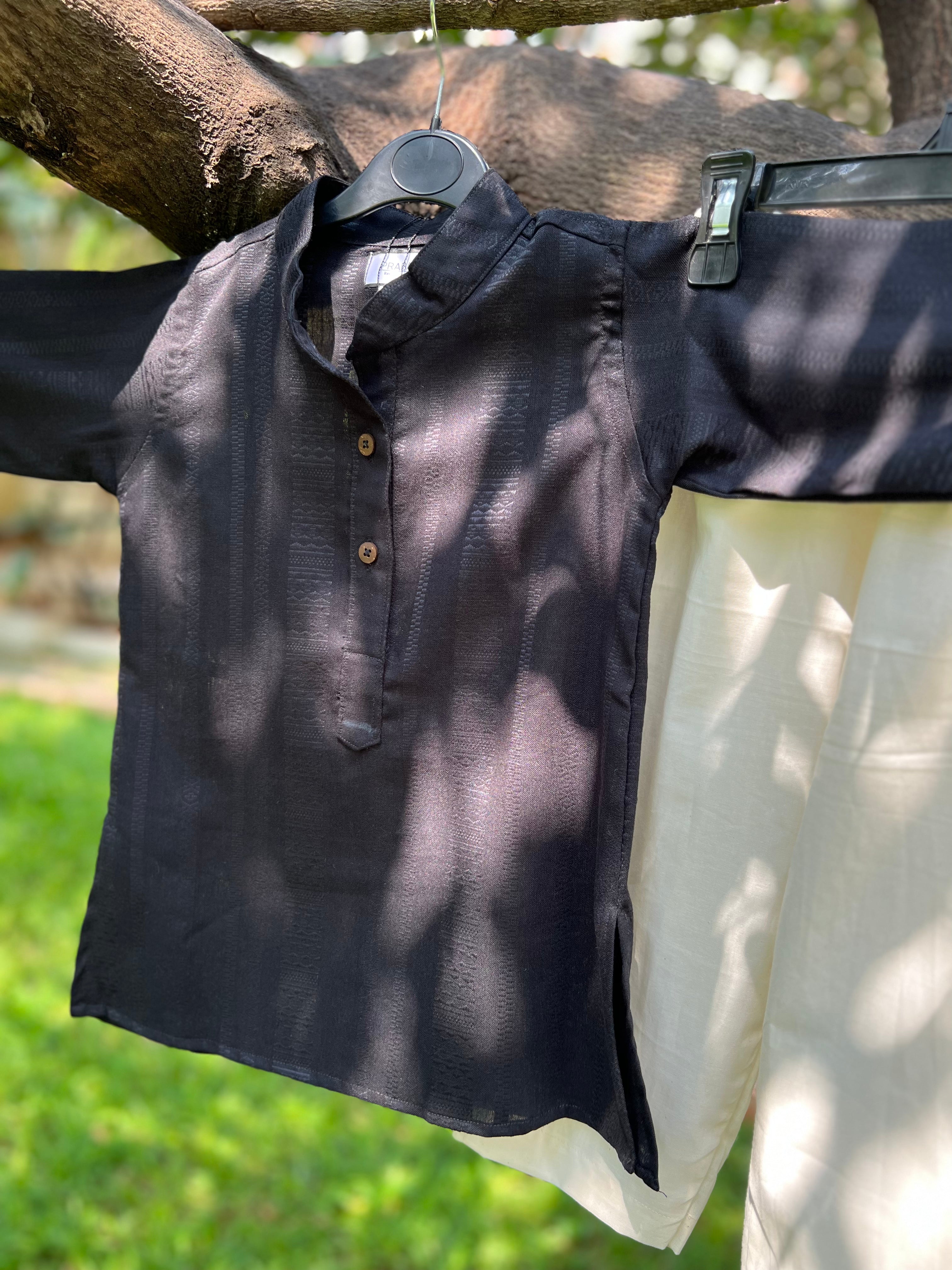 Black kurta Pyjama set