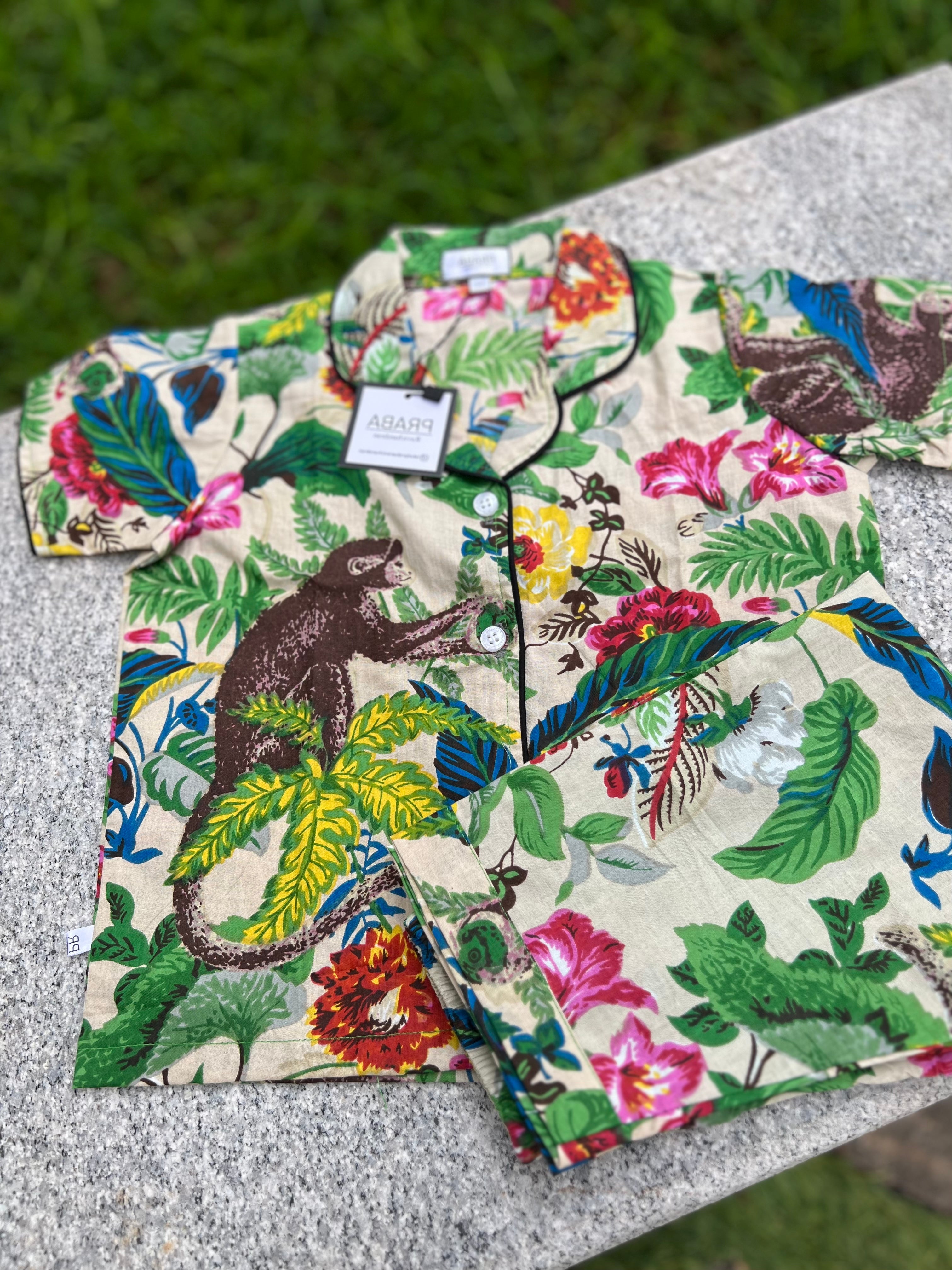 Forest Print Night Suit