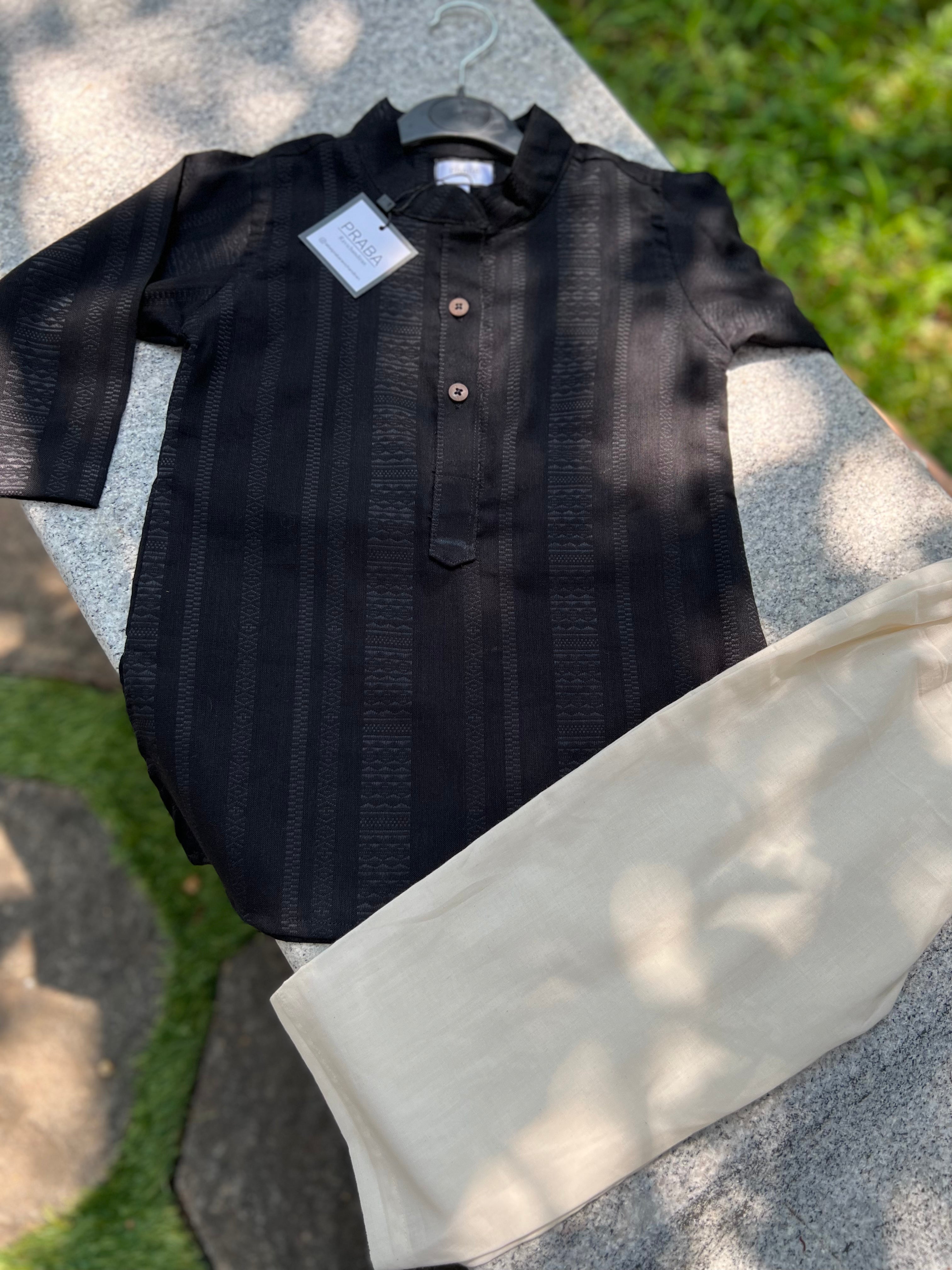 Black kurta Pyjama set