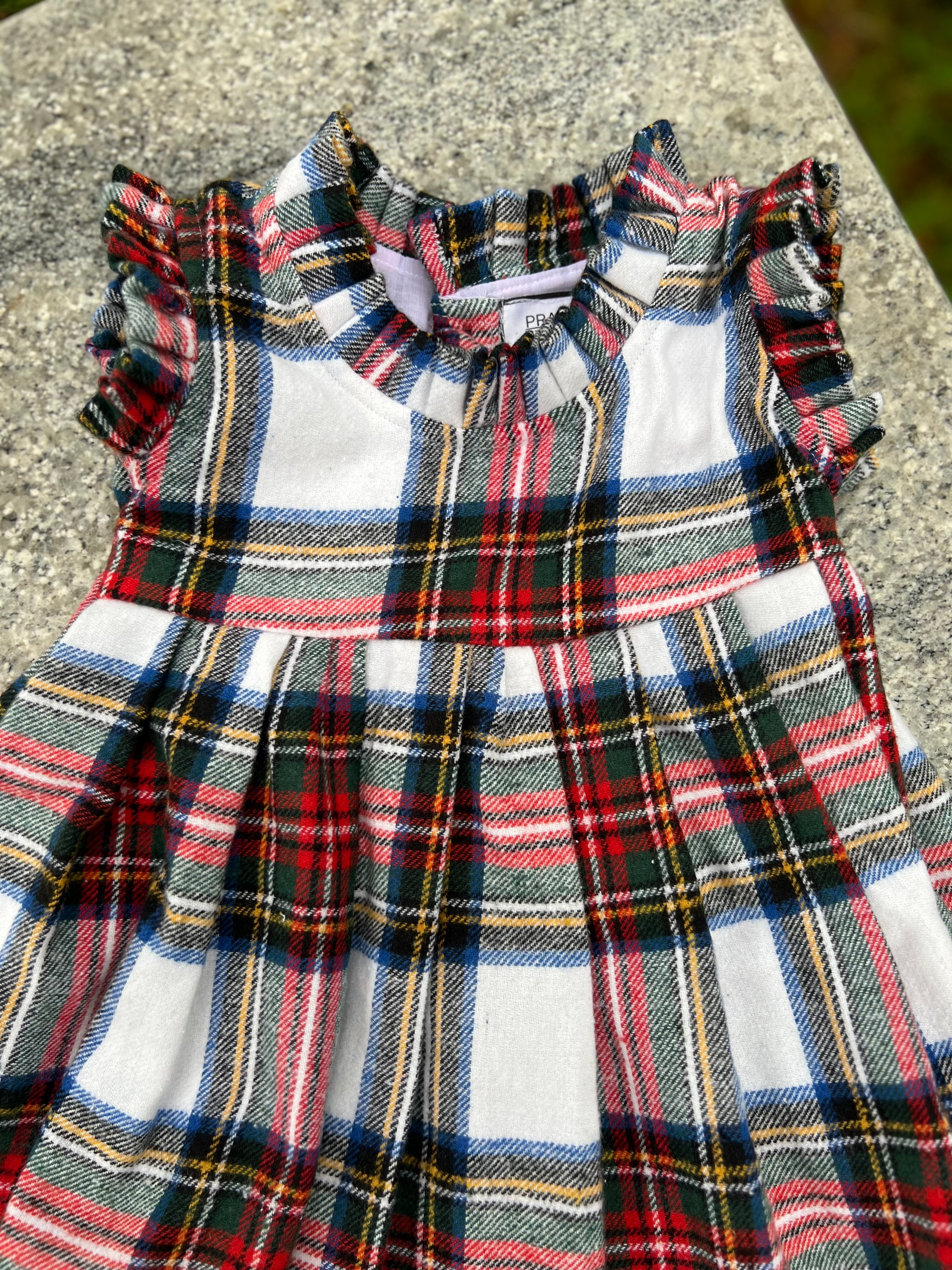 Woolen plaid Frock