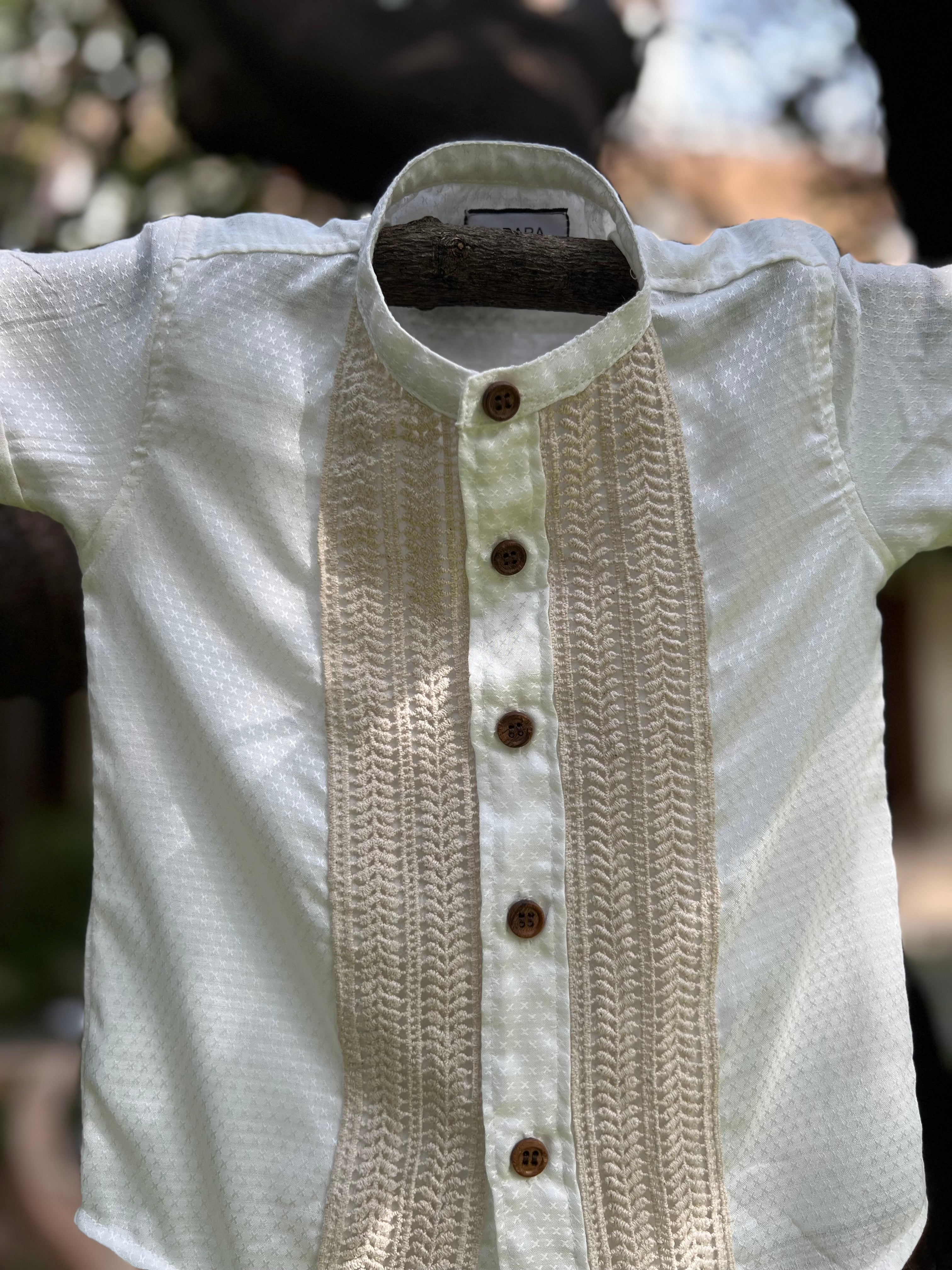 PR’s Signature Style, Silk Cotton with Lace