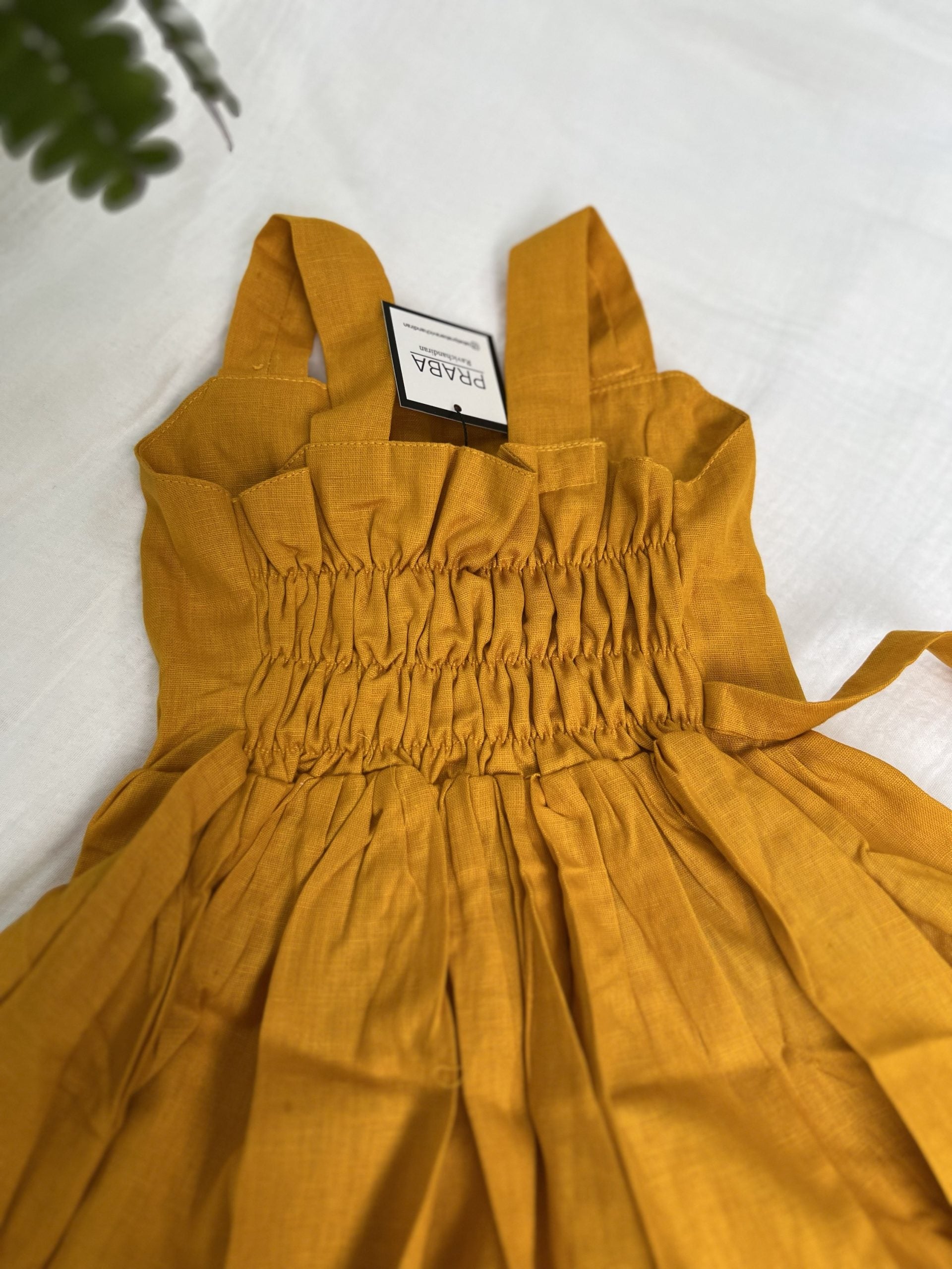 Yellow Dress with Bow
