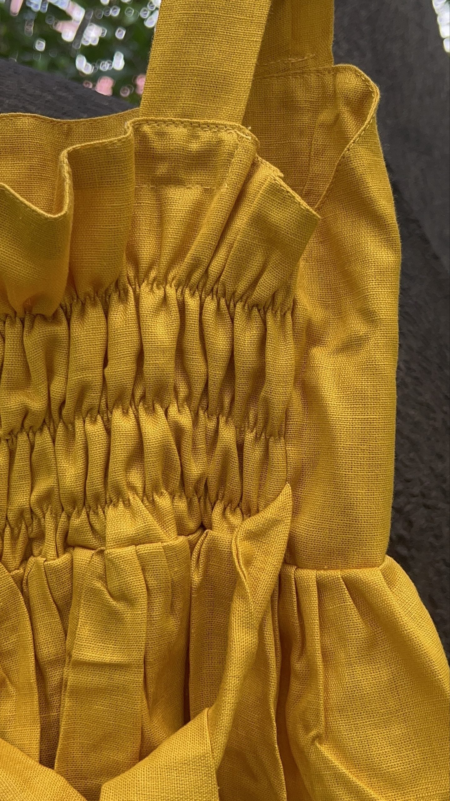 Yellow Dress with Bow