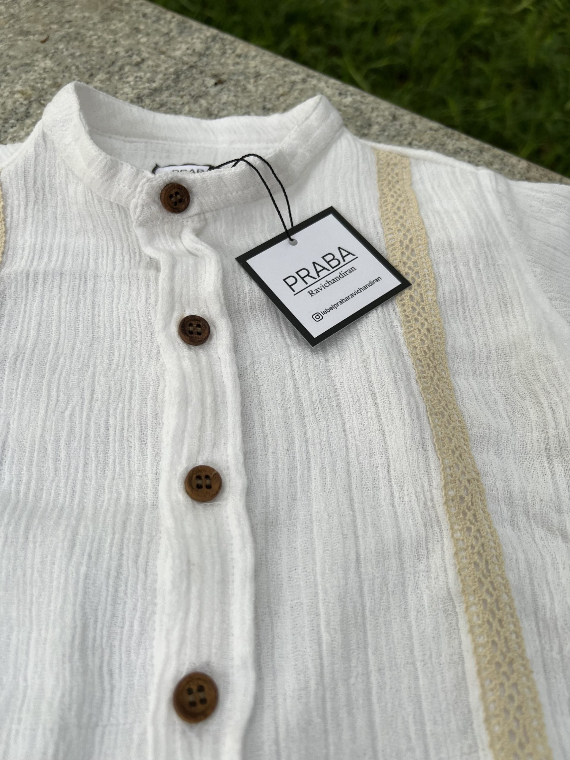 PR’s Signature Style, White Shirt with Lace