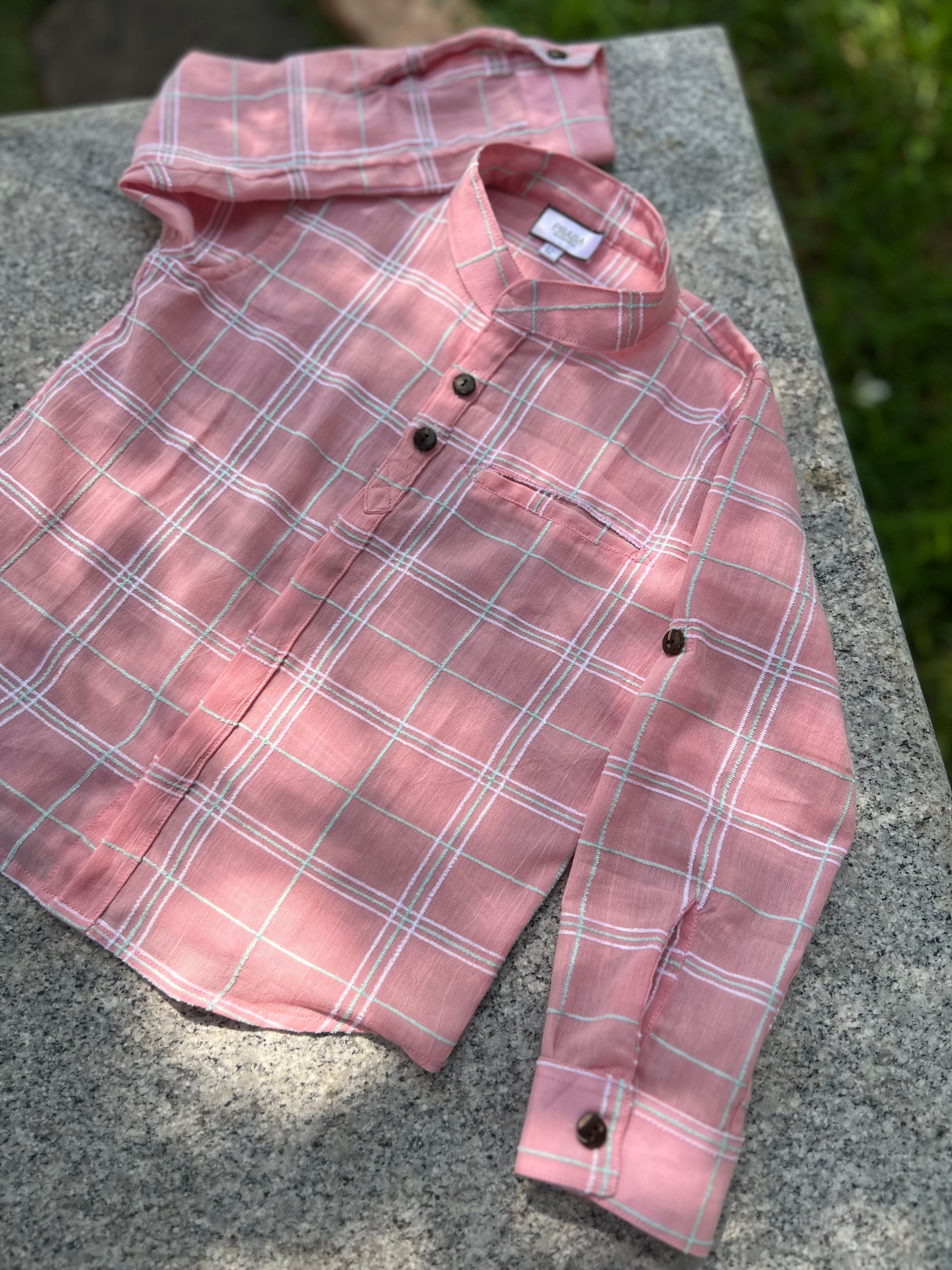 Pink Pure Cotton Regular fit