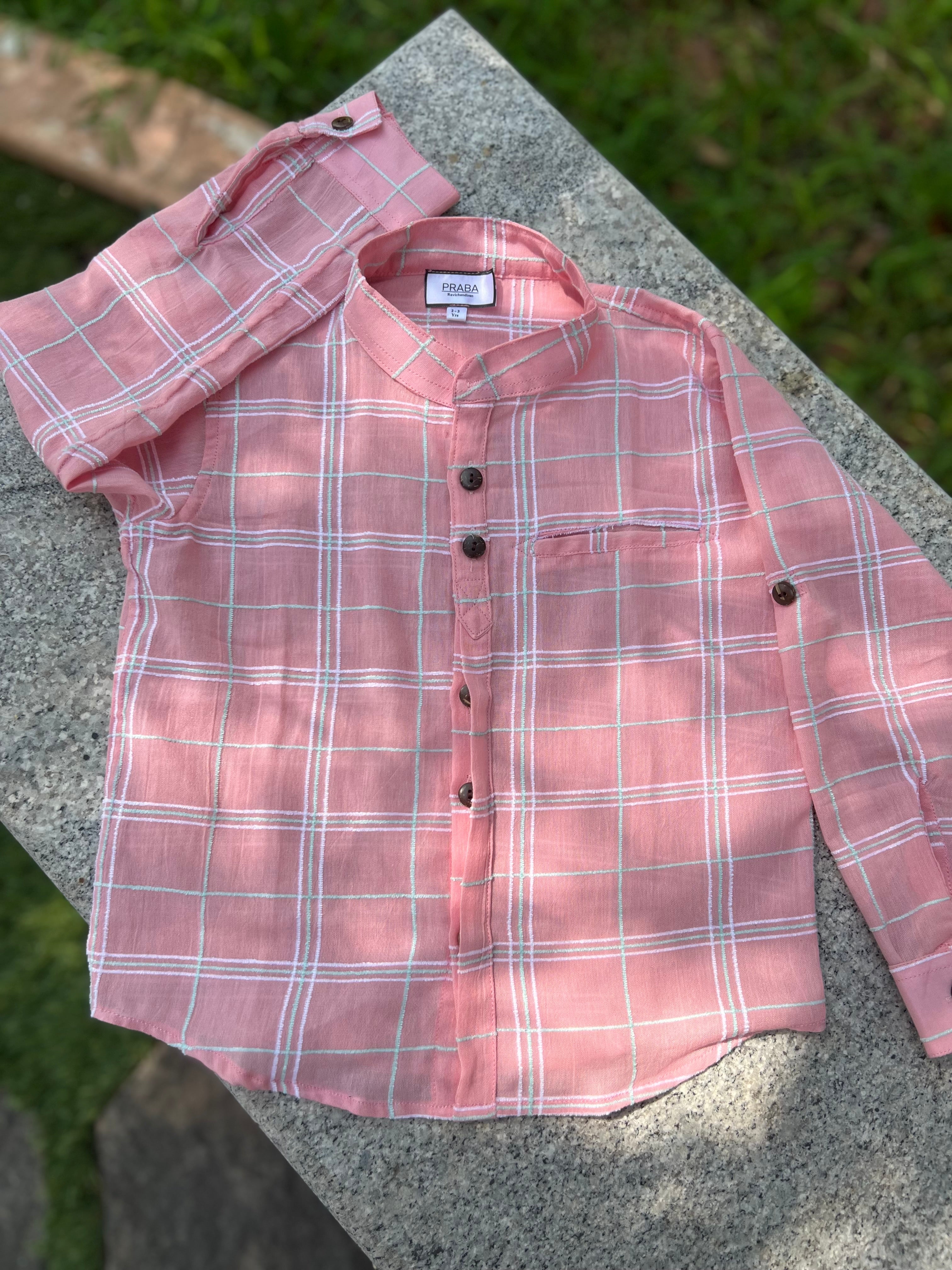 Pink Pure Cotton Regular fit