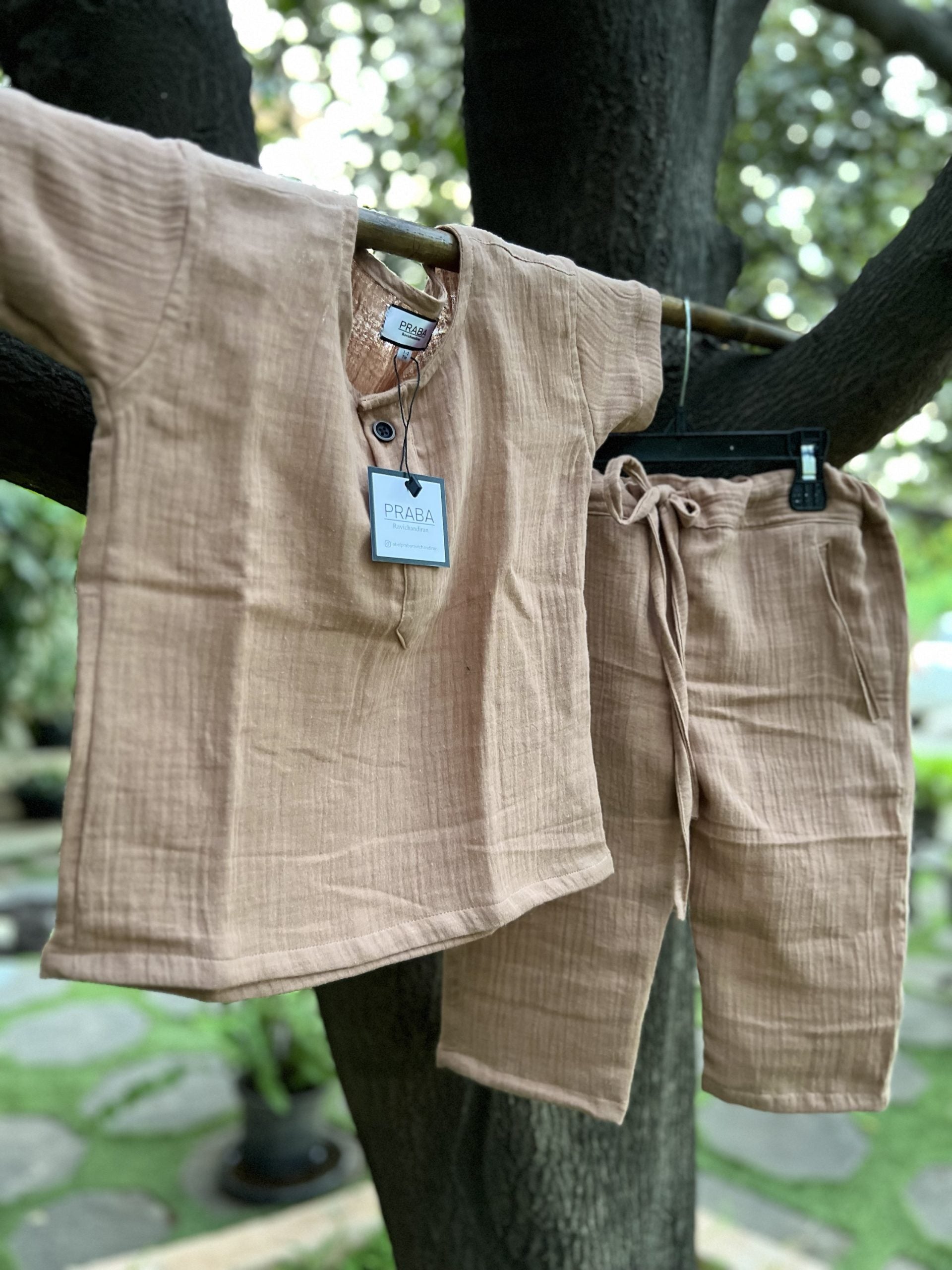 Linen cotton Shirt & pants Set