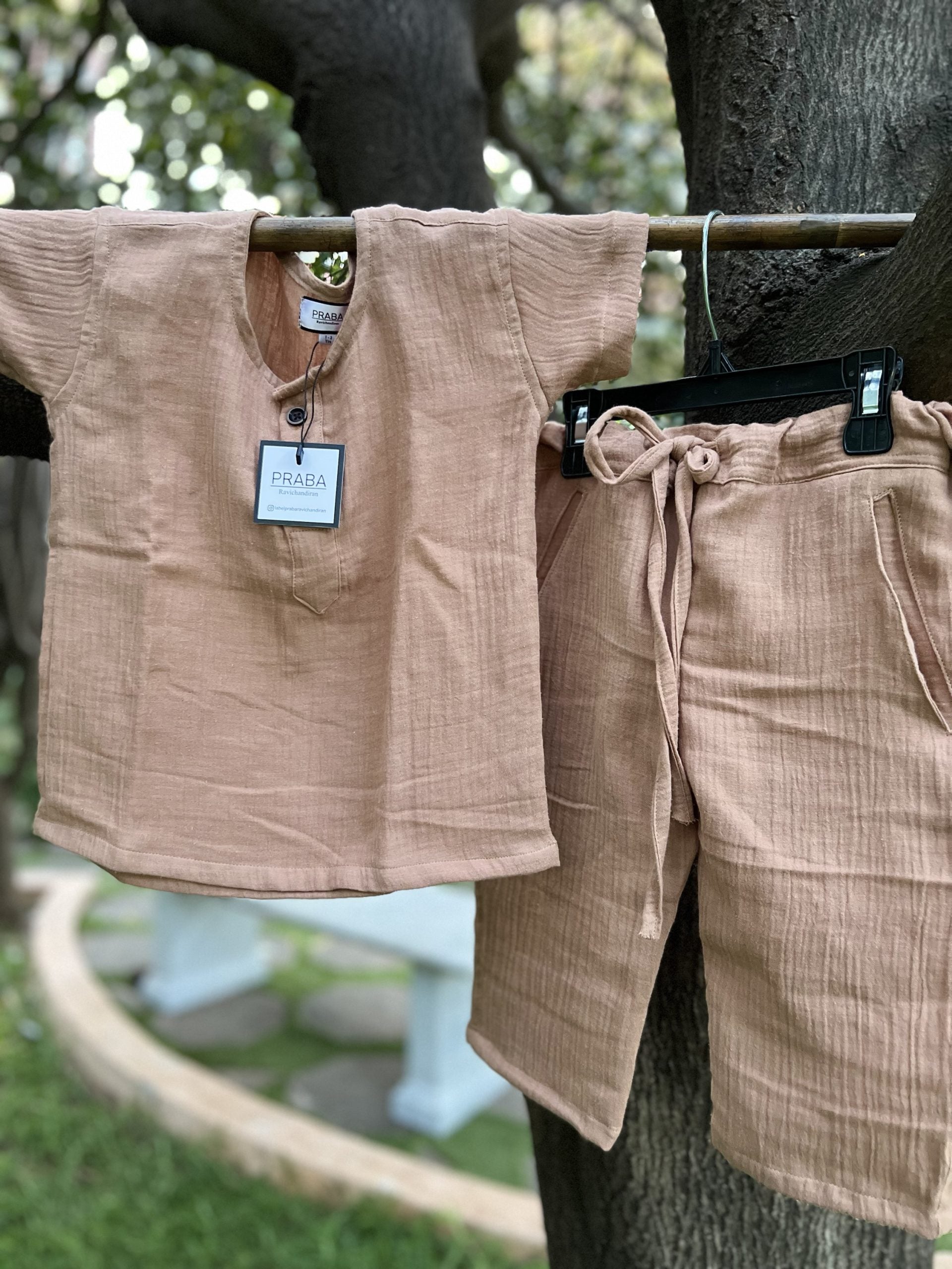 Linen cotton Shirt & pants Set